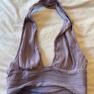 SHEIN purple halter top Size small